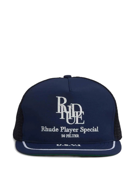  Rhude Logo-plaque Baseball Cap - Blue 