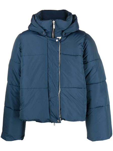  Rhude Logo-print Puffer Jacket - Blue 