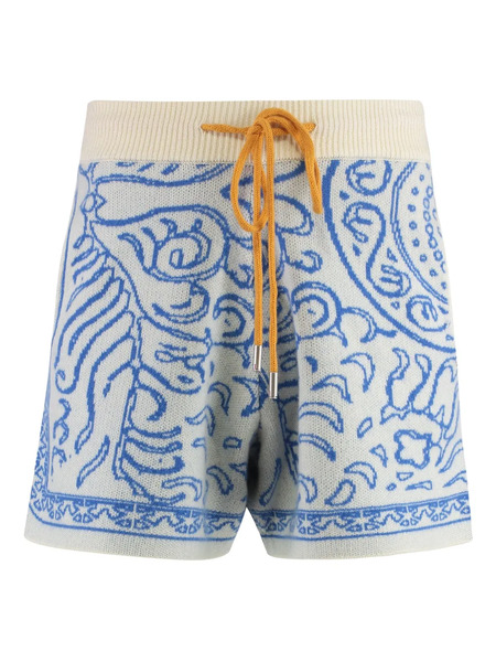  Rhude Patterned-jacquard Shorts - Neutrals 