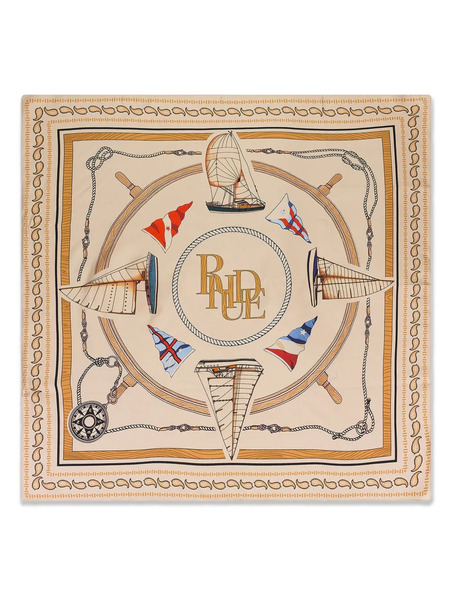  Rhude Printed Scarf - Neutrals 