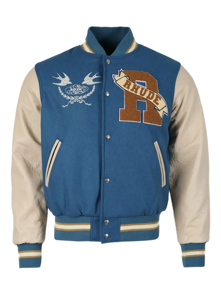  Rhude Sparrow Bomber Jacket - Blue 