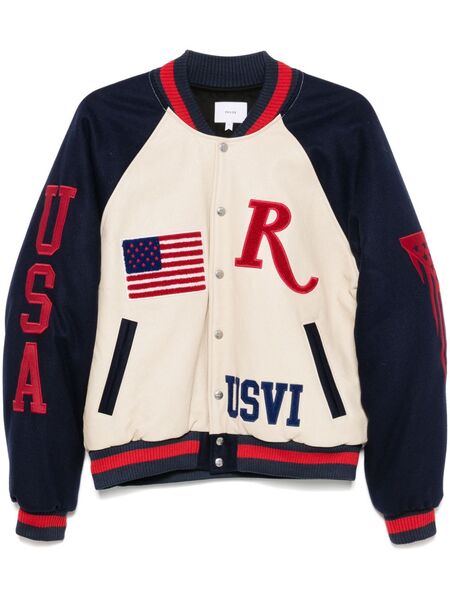  Rhude St. Croix Varsity Jacket - Neutrals 