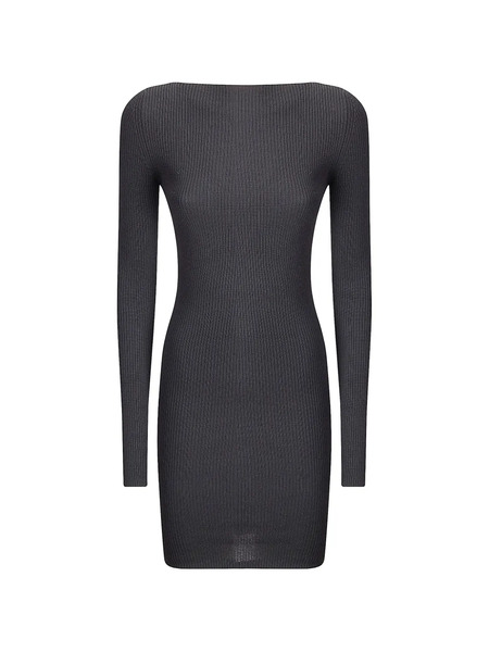  Rick Owens Al Open-back Mini Dress - Grey 