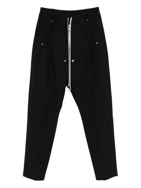  Rick Owens Bela Drawstring Button Trousers - Black 