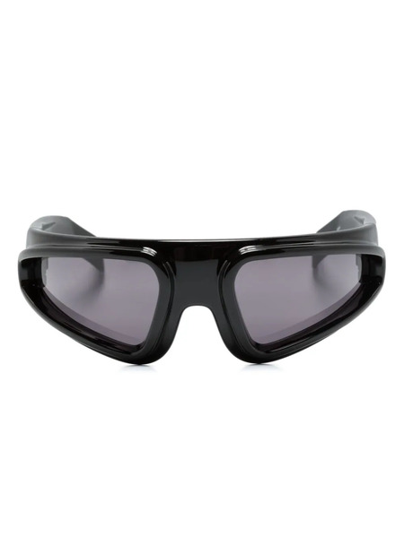  Rick Owens Biker-frame Sunglasses - Black 