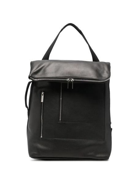  Rick Owens Cargo Leather Backpack - Black 