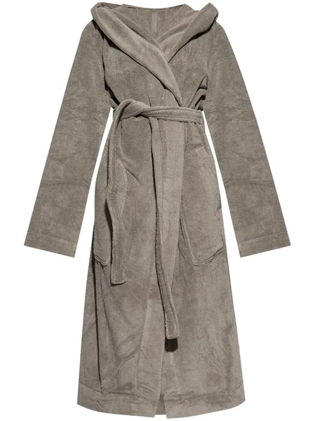  Rick Owens Cotton Bath Robe - Grey 