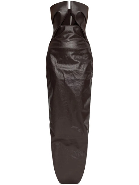  Rick Owens Cut-out Midi Dress - Brown 