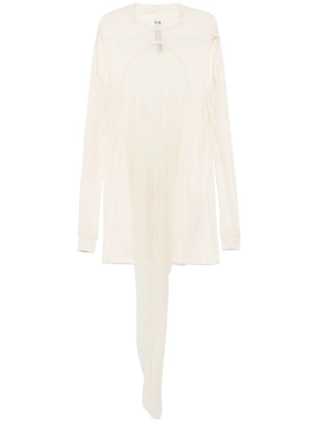  Rick Owens Drain Tee - Neutrals 
