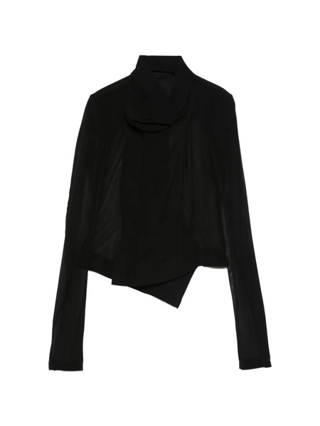  Rick Owens Draped Jacket - Black 