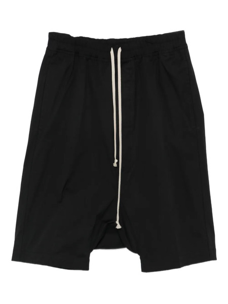  Rick Owens Drawstring Drop-crotch Shorts - Black 
