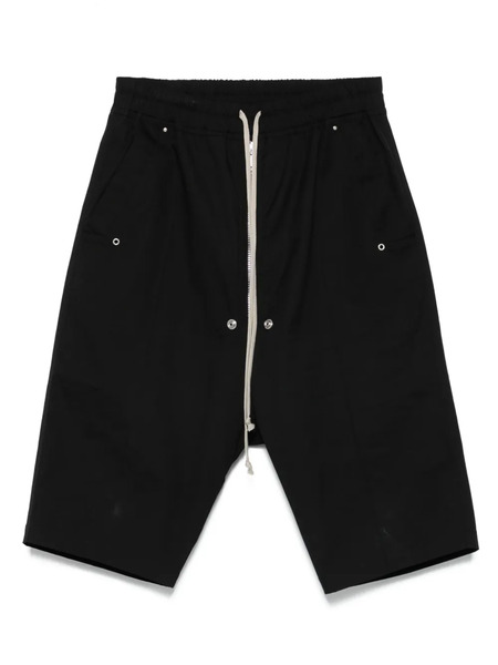  Rick Owens Drawstring Pockets Shorts - Black 