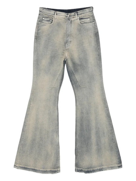  Rick Owens Drkshdw Bolan Bootcut Faded-effect Jeans - Blue 