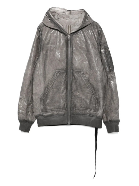  Rick Owens Drkshdw Gimp Flight Bomber Jacket - Grey 