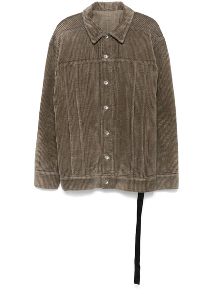  Rick Owens Drkshdw Jumbo Worker Jacket - Brown 