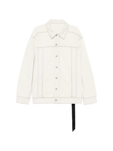  Rick Owens Drkshdw Topstitching Jacket - Neutrals 