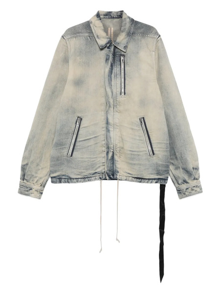  Rick Owens Drkshdw Zip-fastening Drawstring Jacket - Blue 