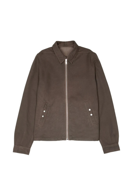  Rick Owens Drkshdw Zip-front Jacket - Brown 