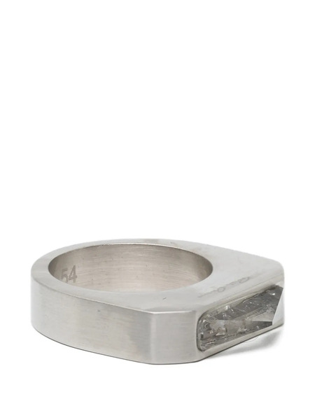  Rick Owens Hollywood Pyramid Ring - Silver 
