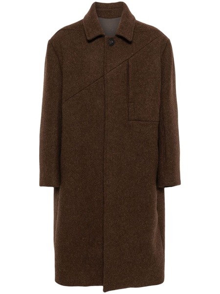  Rick Owens Jumbo Mac Coat - Brown 