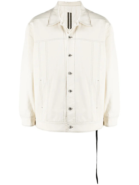  Rick Owens Jumbo Worker Jacket - Neutrals 