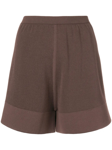  Rick Owens Knitted Shorts - Brown 