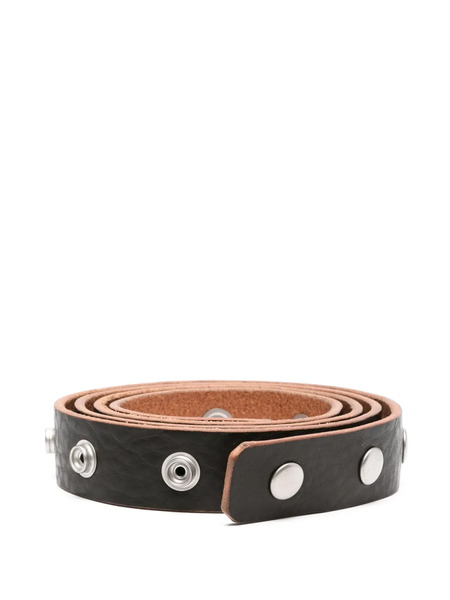  Rick Owens Leather Belt - Black 