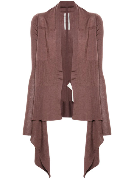  Rick Owens Medium Wrap Cardigan - Brown 
