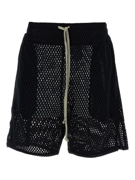  Rick Owens Mesh Drawstring Shorts - Black 