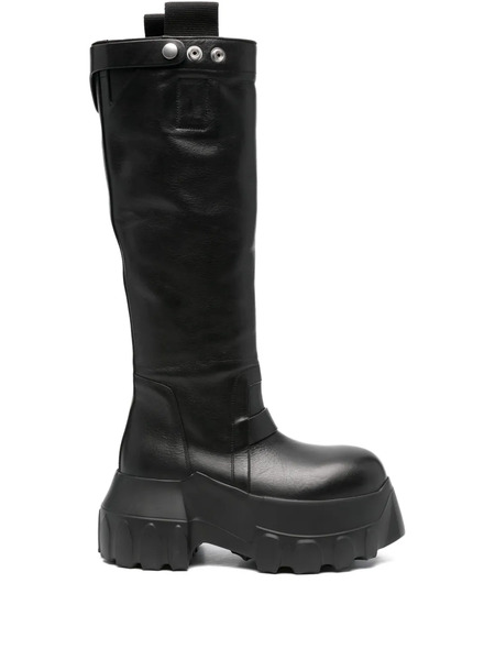  Rick Owens 75mm Bogun Boots - Black 