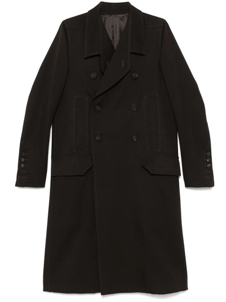  Rick Owens Officer Coat - Brown 
