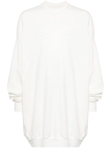  Rick Owens Oversized Cotton Sweatshirt - White 