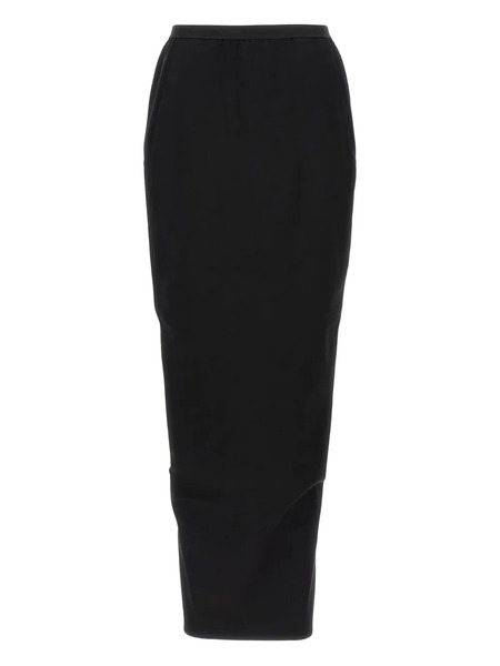  Rick Owens Pillar Back-split Maxi Skirt - Black 