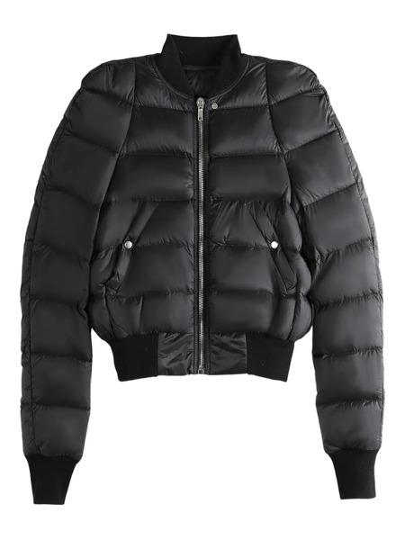  Rick Owens Puffed Quilted Jacket - Black 
