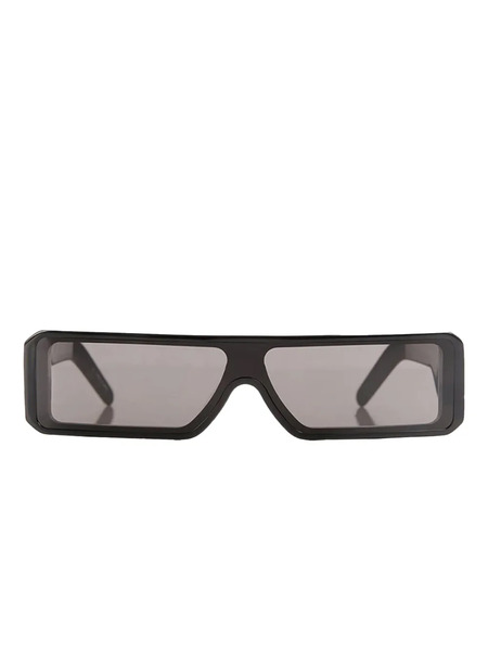  Rick Owens Rectangle-frame Sunglasses - Black 