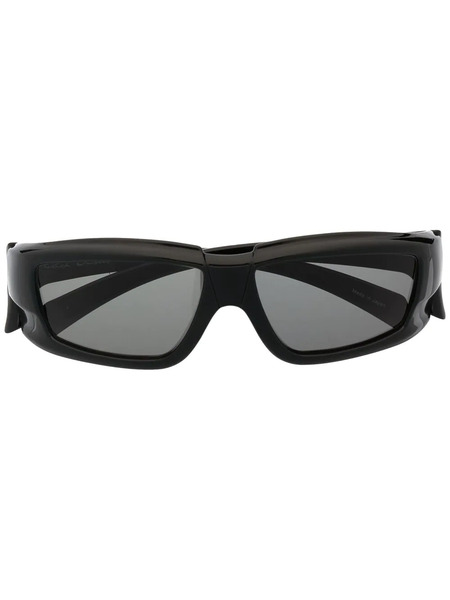  Rick Owens Rectangular-framed Sunglasses - Black 
