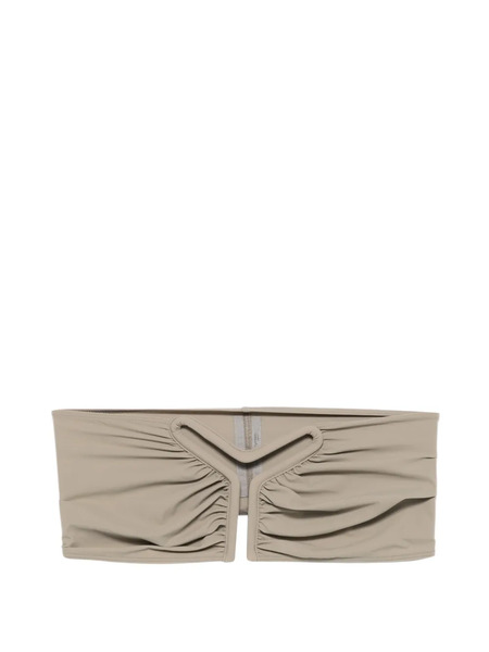  Rick Owens Ruched Bandeau - Neutrals 