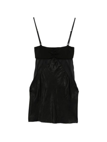  Rick Owens Ruched Strap Top - Black 