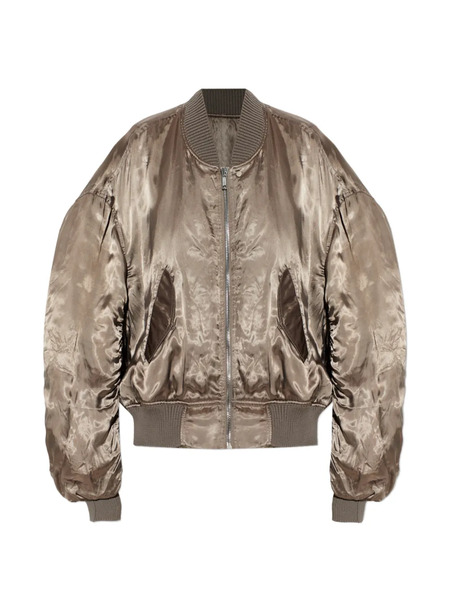  Rick Owens Secchia Bomber Jacket - Brown 