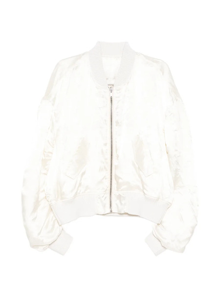  Rick Owens Secchia Flight Jacket - White 