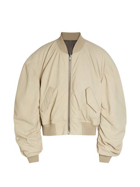  Rick Owens Secchia Flight Reversible Bomber Jacket - Neutrals 