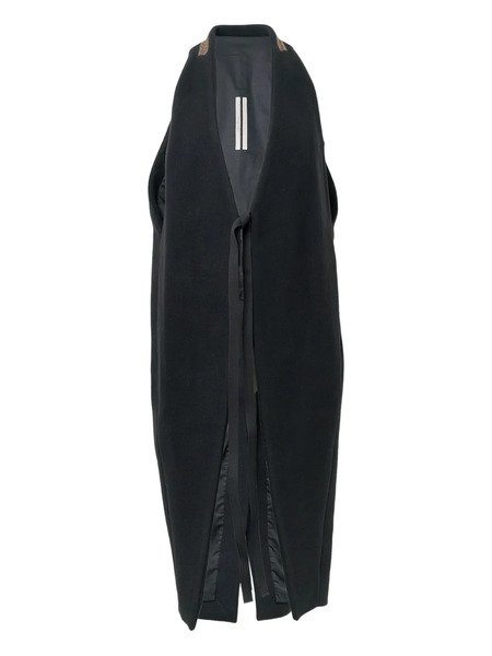  Rick Owens Sleeveless Coat - Black 