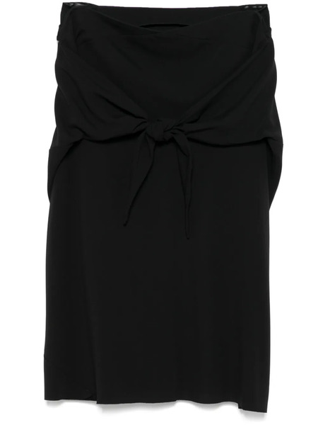  Rick Owens Strutter Midi Skirt - Black 