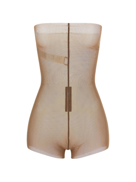  Rick Owens Transparent Playsuit - Neutrals 