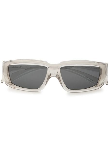  Rick Owens Transparent Square Frame Sunglasses - Multicolour 