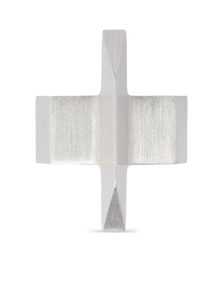  Rick Owens Trapezoid Ring - Silver 