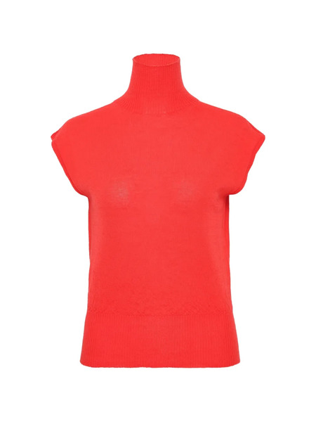  Rick Owens Turtle Lightweight Cashmere Blouse - Red 