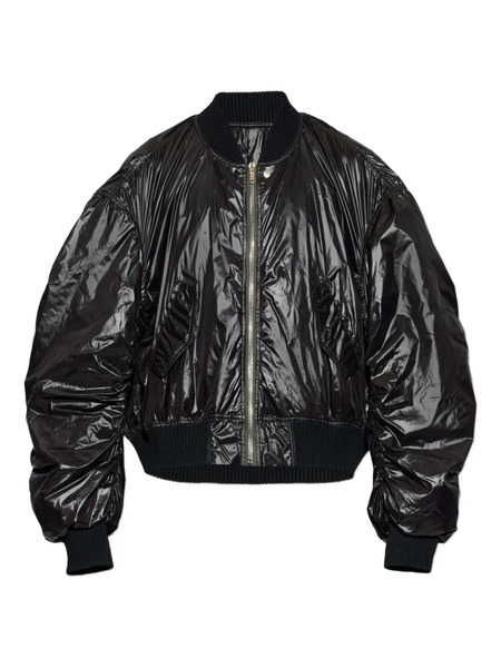  Rick Owens Zip-up Bomber Jacket - Black 