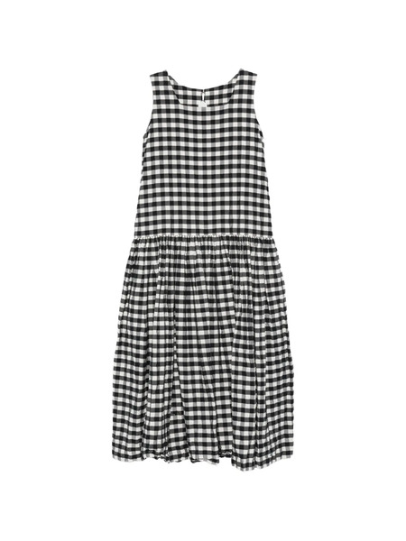  Ricorrrobe Gingham Dress - Black 
