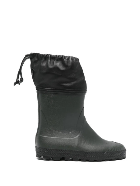  Rier Drawstring City Rain Leather Boots - Green 